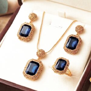 Blue sapphire crystal Turkish stone