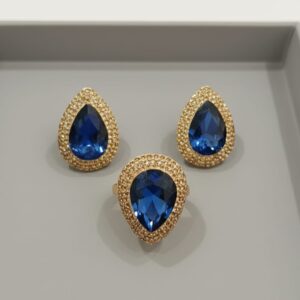 Blue sapphire crystal Turkish stone