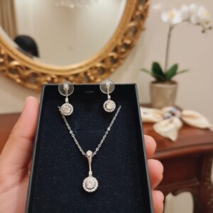 Silver  pendant with tops