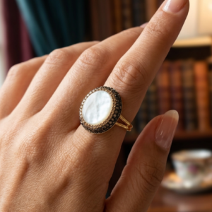 Mother of pearl round shape
