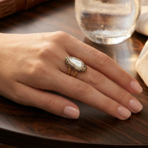 Mother of pearl ring