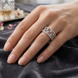 Silver band adjustable