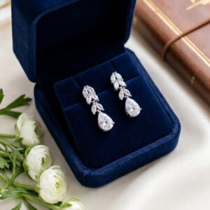 Silver earrings
