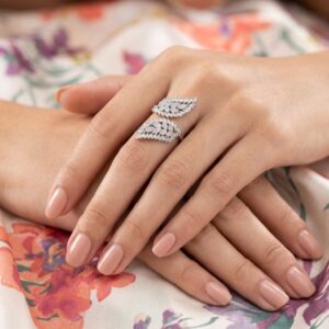 Silver lead ring