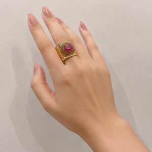 Gold plated ring