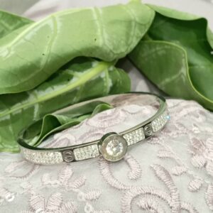 Silver bangle (open able
