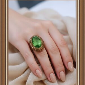 Green ring (crystal look