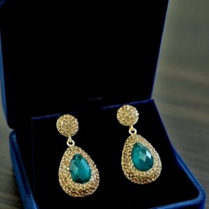 Emerald with gold