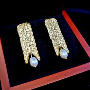Gold plated with pearl