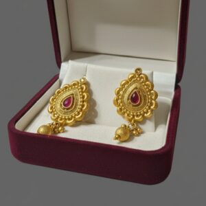Gold plated earrings for